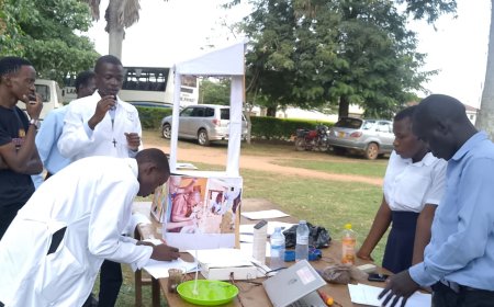 DR. OBOTE COLLEGE CROWNS LANGOS TOP SCIENCE INNOVATOR AT SESEMAT REGIONAL ROBOTICS COMPETITION