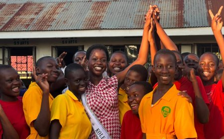 Miss Universe Uganda Contestant Kimberly Jael Aremo Acio Launches Anti-Bullying Mentorship Campaign in Lango Schools