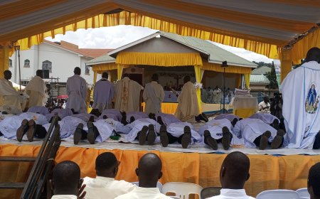 Lira Diocese Ordains 11 Priests and Eight Deacons as Bishop Wanok Calls for Selfless Ministry Beyond Religious, Tribal and Political Divisions