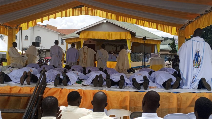 Lira Diocese Ordains 11 Priests and Eight Deacons as Bishop Wanok Calls for Selfless Ministry Beyond Religious, Tribal and Political Divisions