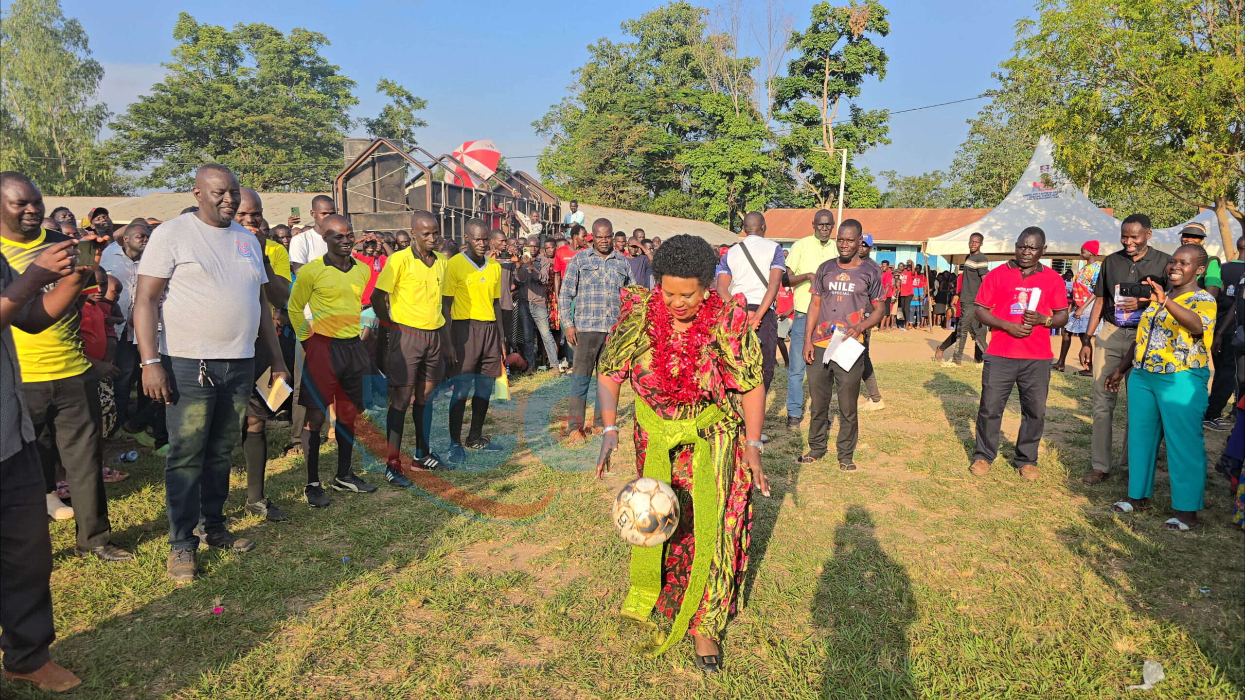 Minister Amongi Betty Launches Christmas Football Tournament to Foster Unity and Peace in Lira City
