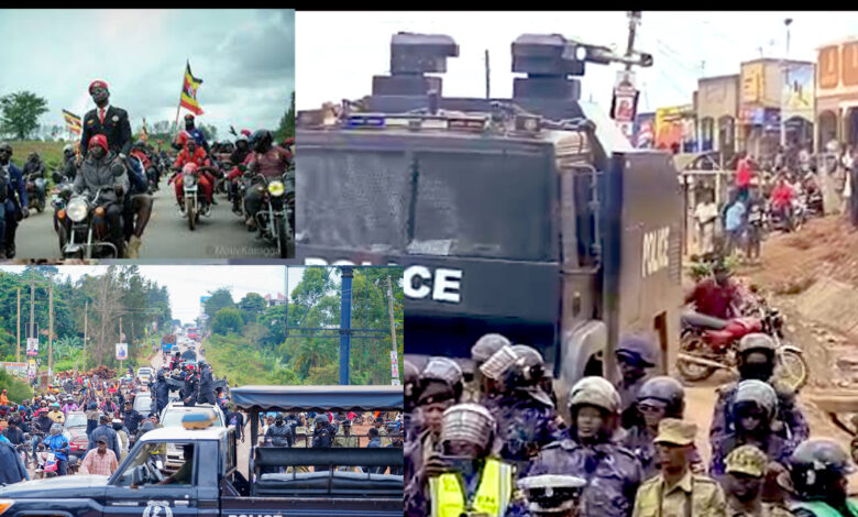 BREAKING: Bobi Wine's "Freedom Tour" Draws Massive Crowds in Mityana, Amid Heavy Police Deployment.