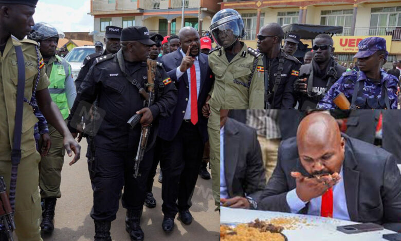 BREAKING: President in Public Standoff with Police Over Meal