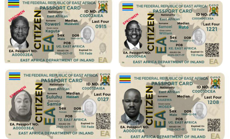 EXCLUSIVE: East African Passport Card Clears Major Hurdle, Set to Become Live-Work Document by 2025