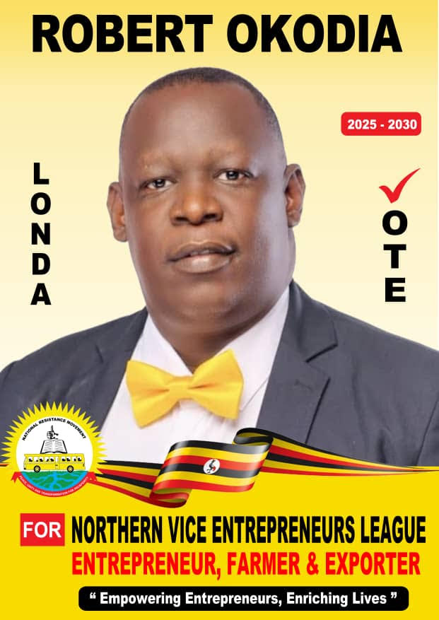 OKODIA RECEDE FROM VICE CHAIRMAN ENTREPRENEURSHIP NORTHERN UGANDA