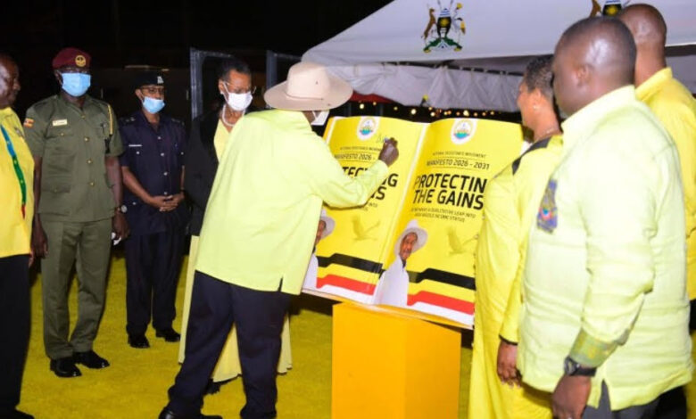 MUSEVENI LAUNCHED HIS 2026–2031 MANIFESTO PROMISED TO PROTECT THE GAINS